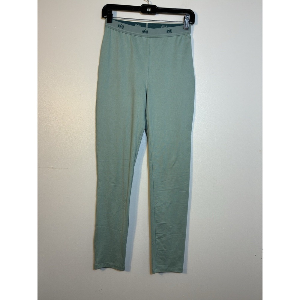 REI CO OP thermal Pants Sz 14/16 Green Outdoor Hiking Pull On